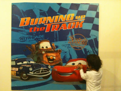 Lizzie as a Mummy: Aiden's Disney Cars 2nd Birthday Preparation