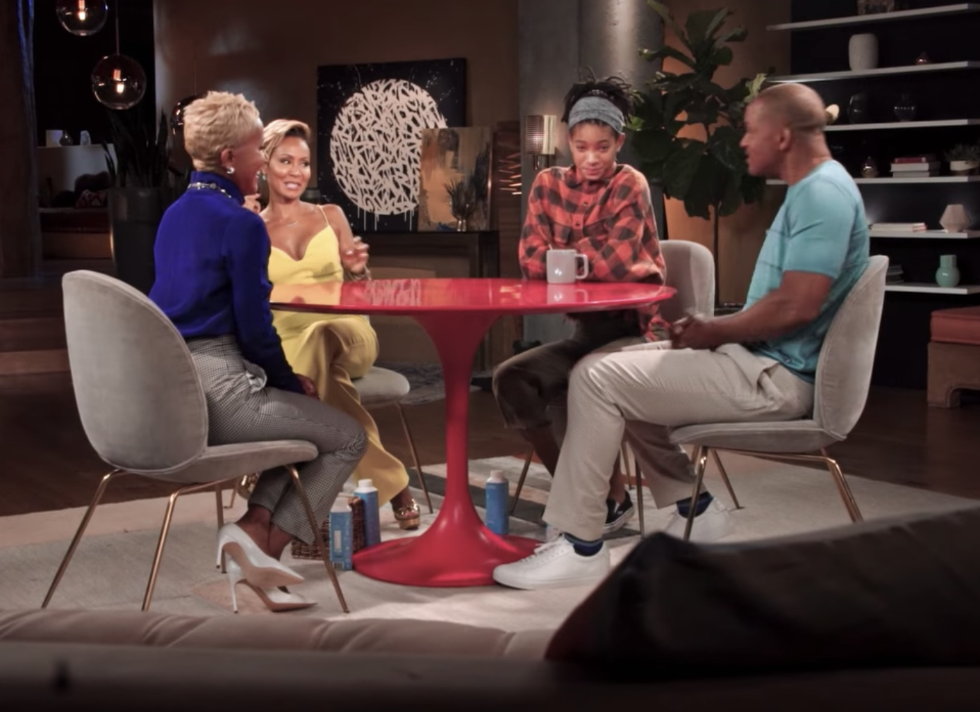 Rhymes With Snitch Celebrity and Entertainment News Red Table