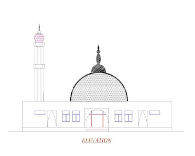 Elevation of the Grand Mosque Elevation of the Grand Mosque