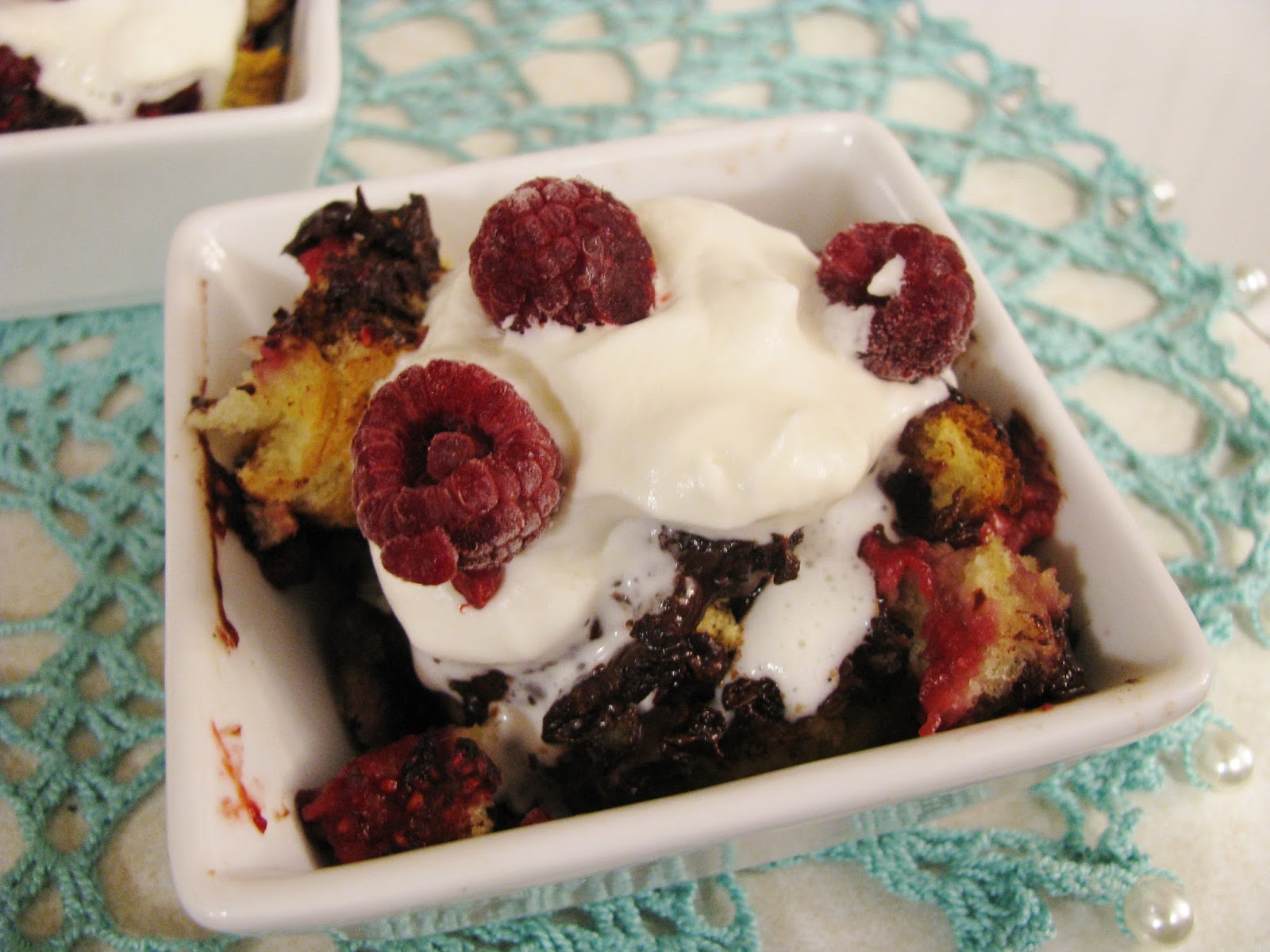 Slow Cooker Raspberry Chocolate Casserole