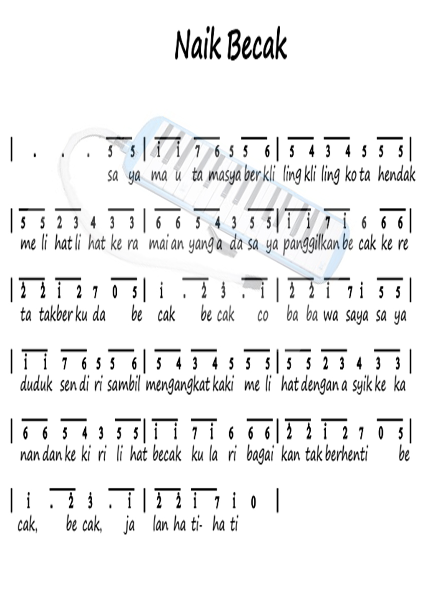 Not Angka Lagu Takkan Terganti Kumpulan Not Lagu