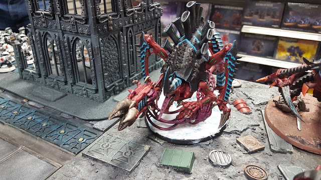 Sprays tentacles I think fate of konor battle report space marine blood angels tau t'au tyranid ultramarines dark angels imperial guard redemptor dreadnought thousand sons magnus the red astramis