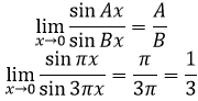 bahas limit sin per sin