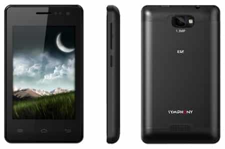 Symphony E12 Symphony Xplorer E12 Smartphone