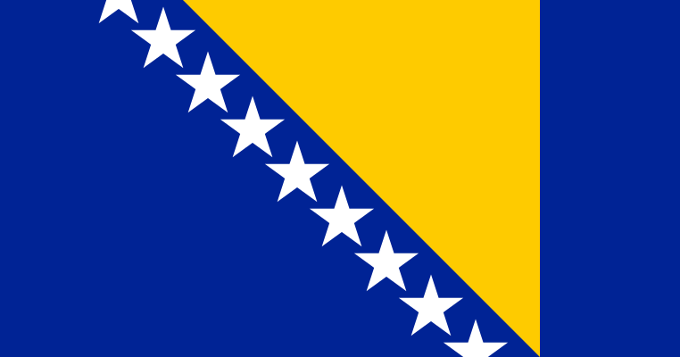 Download FLAG OF BOSNIA & HERZEGOVINA COLOUR-BENDERA BOSNIA & HERZEGOVINA | freewaremini