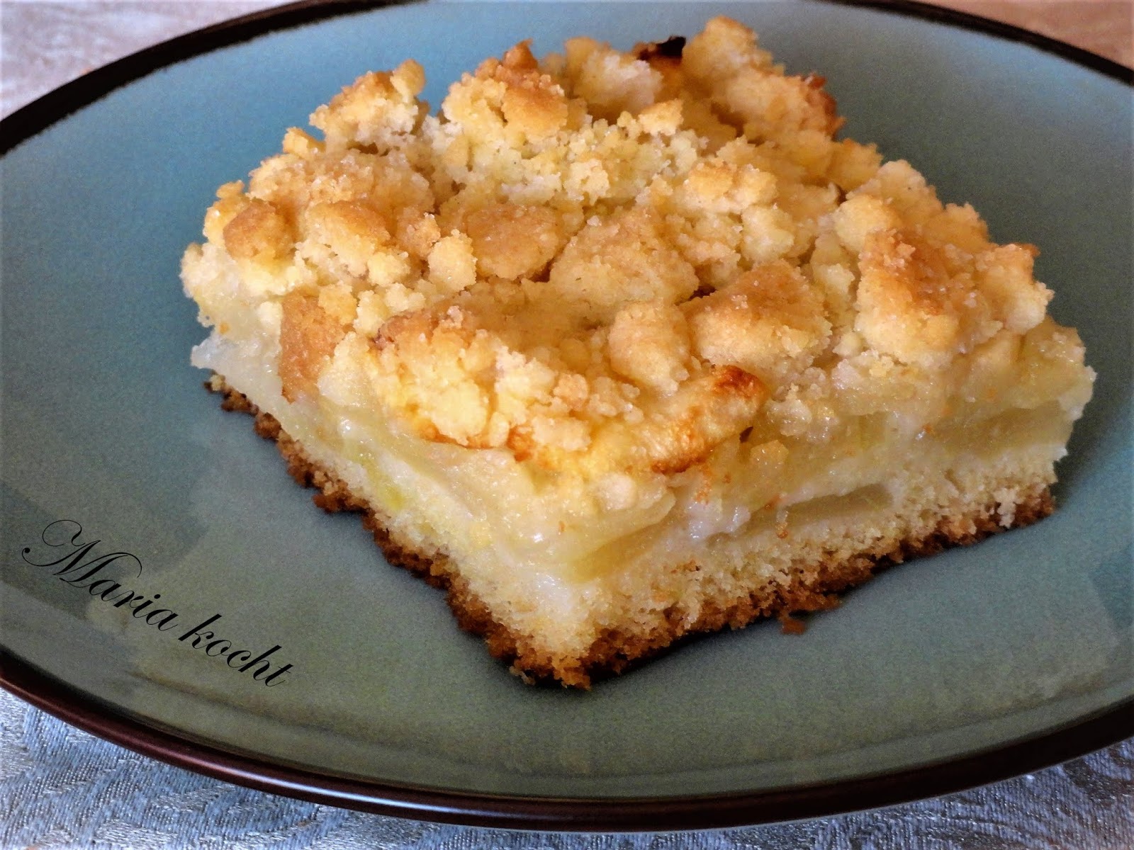 Maria kocht: Apfelkuchen mit Streuseln / Morzsás almás sütemény