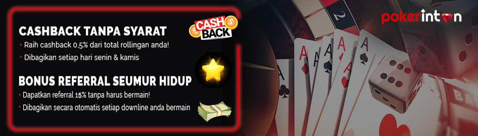 Pokerintan Hadir 8 Games Terbaik se Indonesia | Cashback 0.5% | Referral 15 % Pokerintan-slideshow2