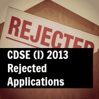 cdse 2013 rejected forms
