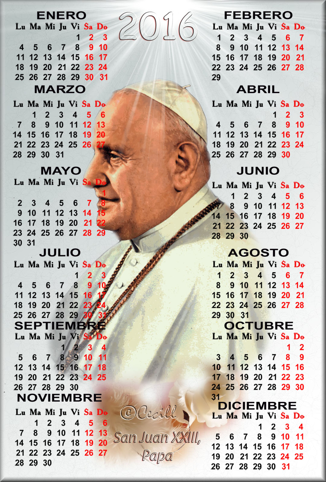 Calendario San Pablo: Descarga e imprime fácilmente Calendario San Pablo: Descarga e imprime fácilmente