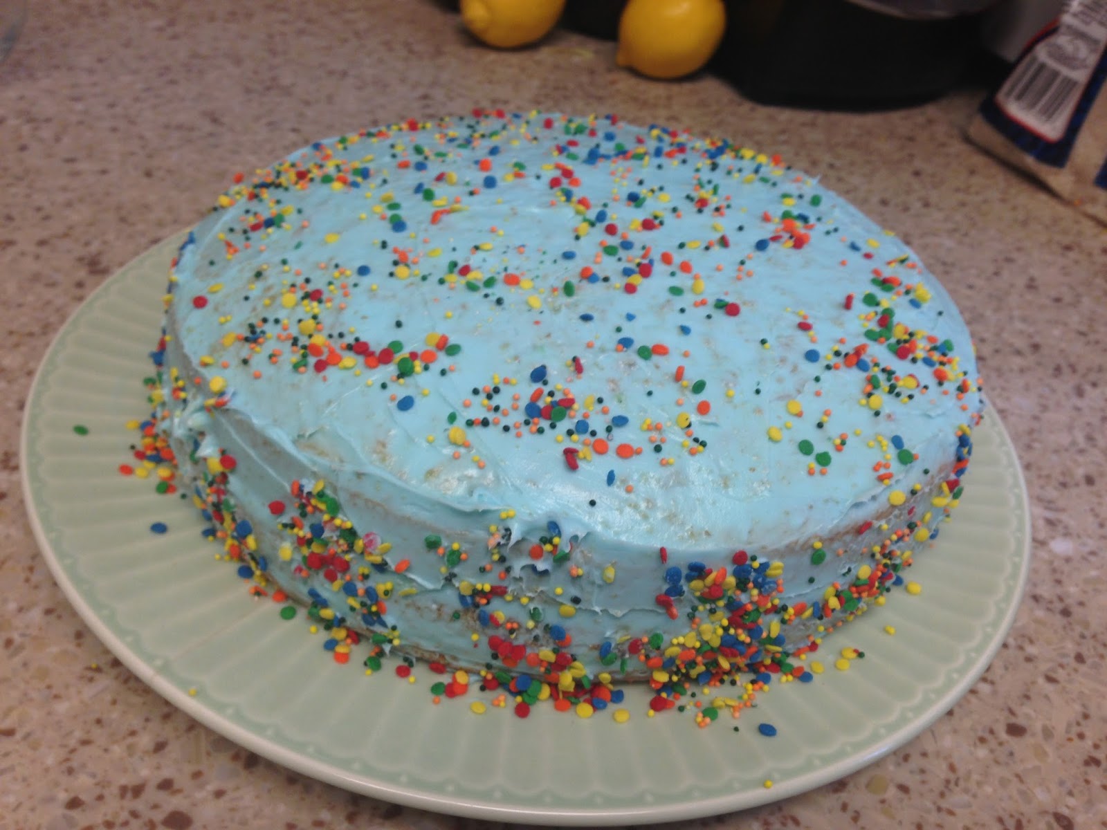 Great Gruel Betty Crocker Sprinkles Cake