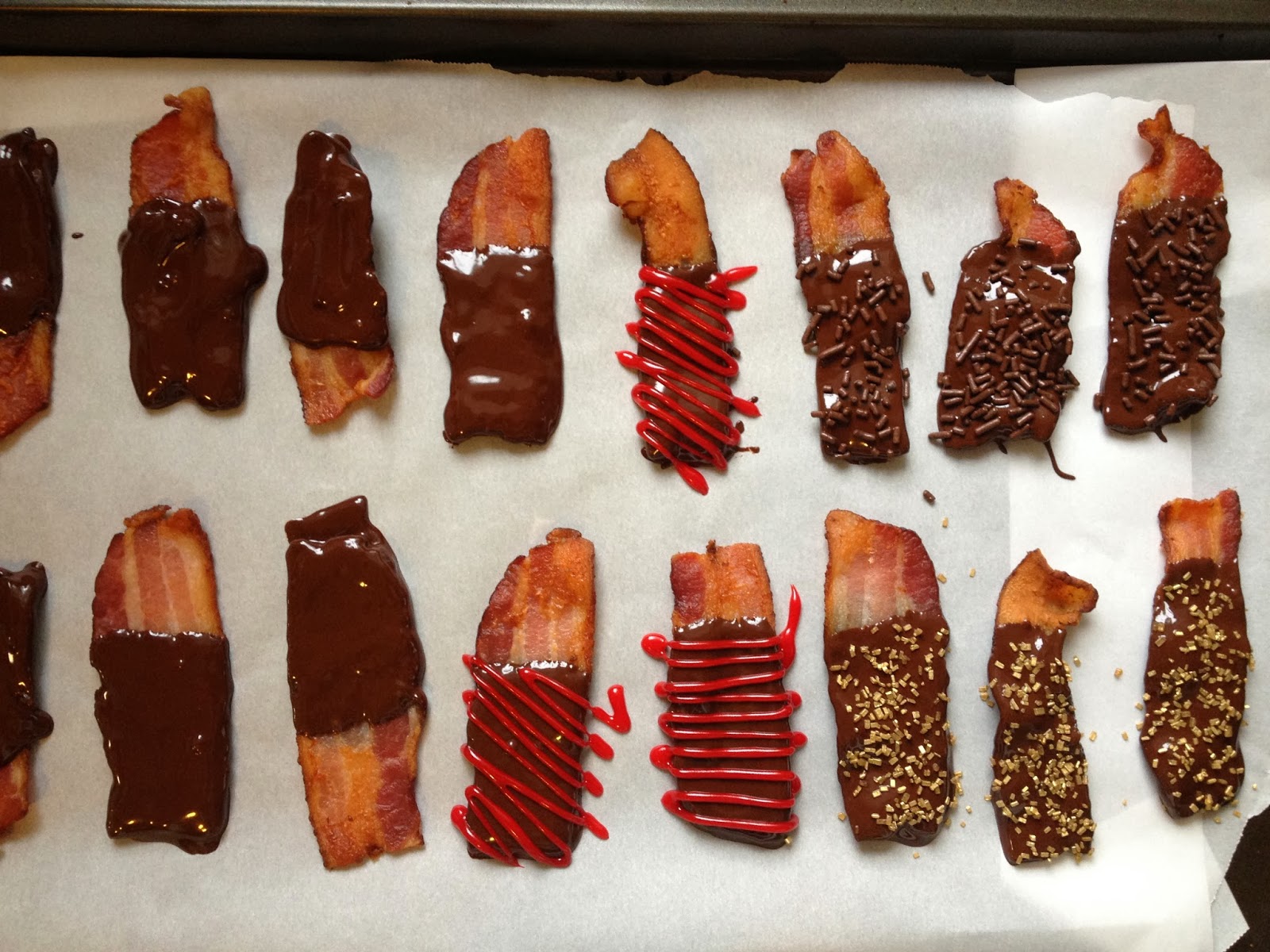 ChocolateDipped Bacon Stress Baking