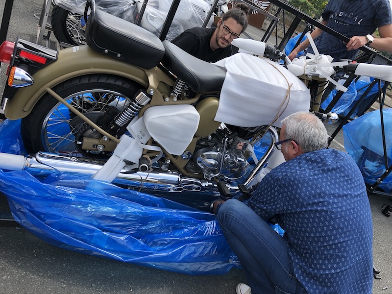 La concession KS Motorcycles a reçu sa première Royal Enfield