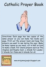 The Catholic Toolbox Catholic Prayer Book Printables For Kids