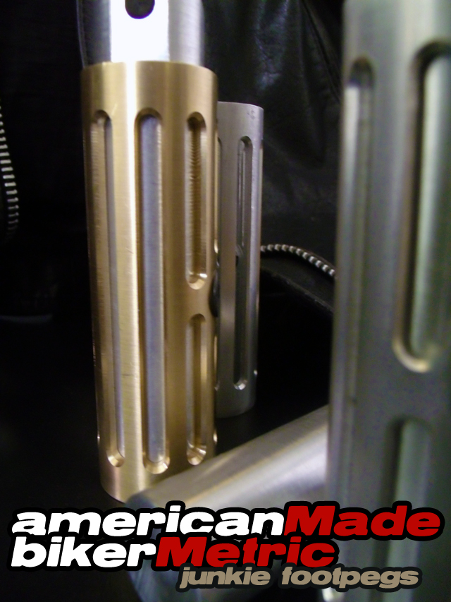 american-made bikerMetric footpegs