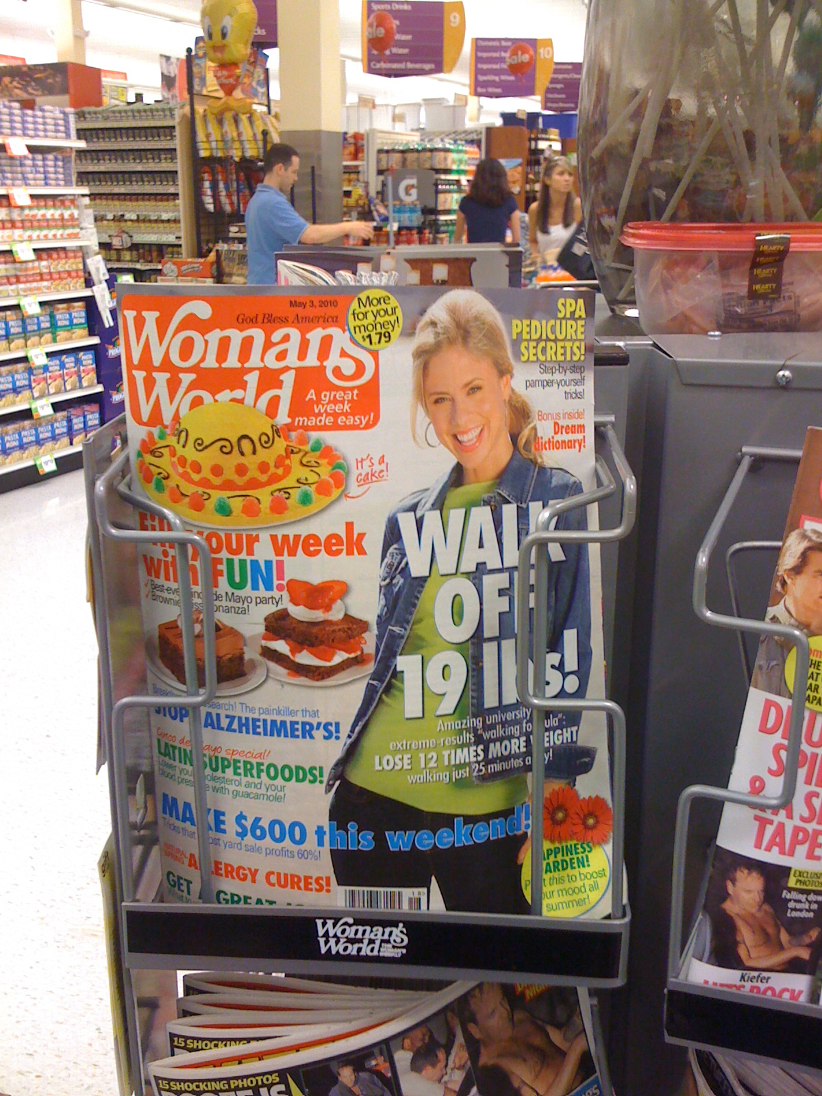 These are a few of my favorite things... Grocery store checkout line