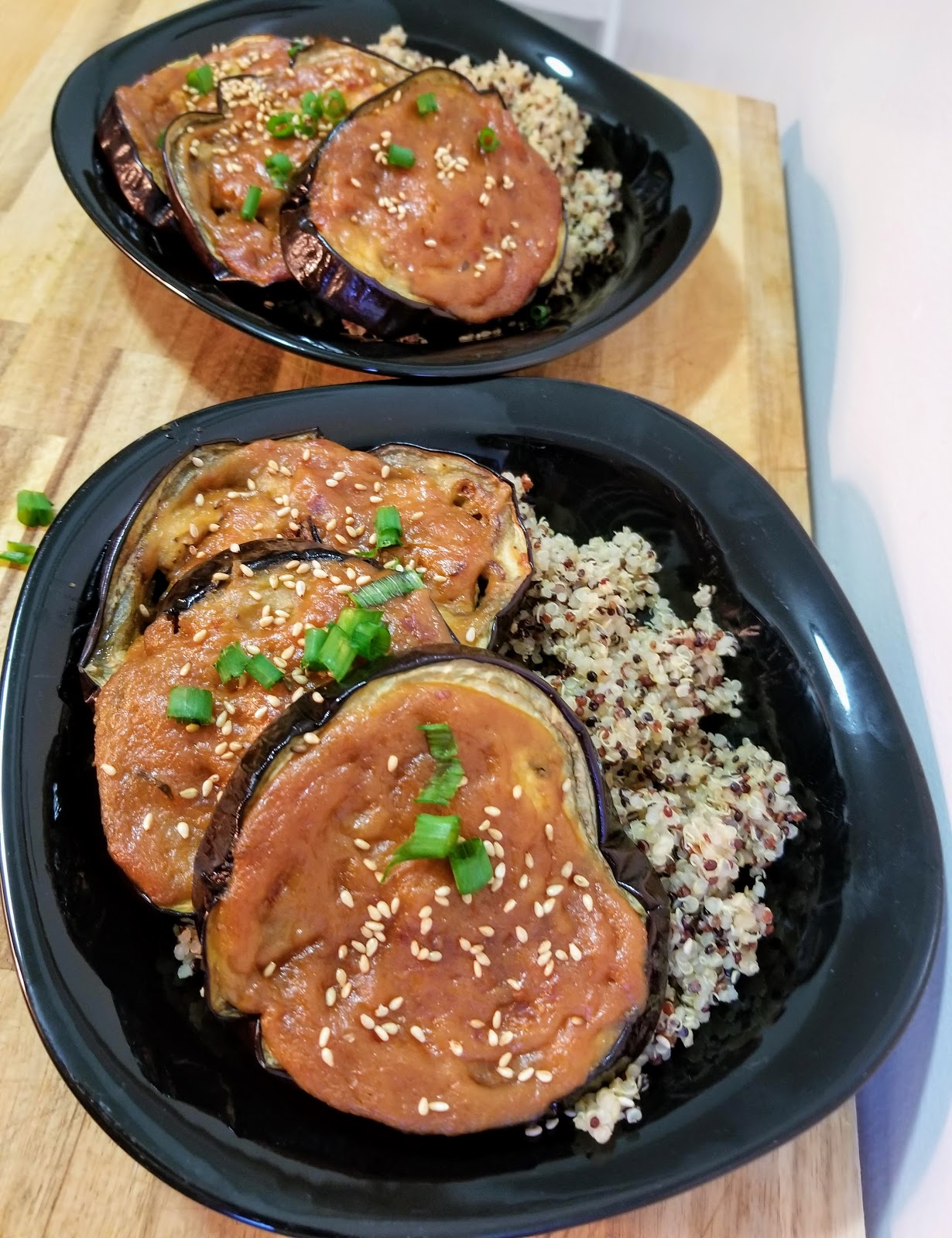 Miso Roasted Eggplant