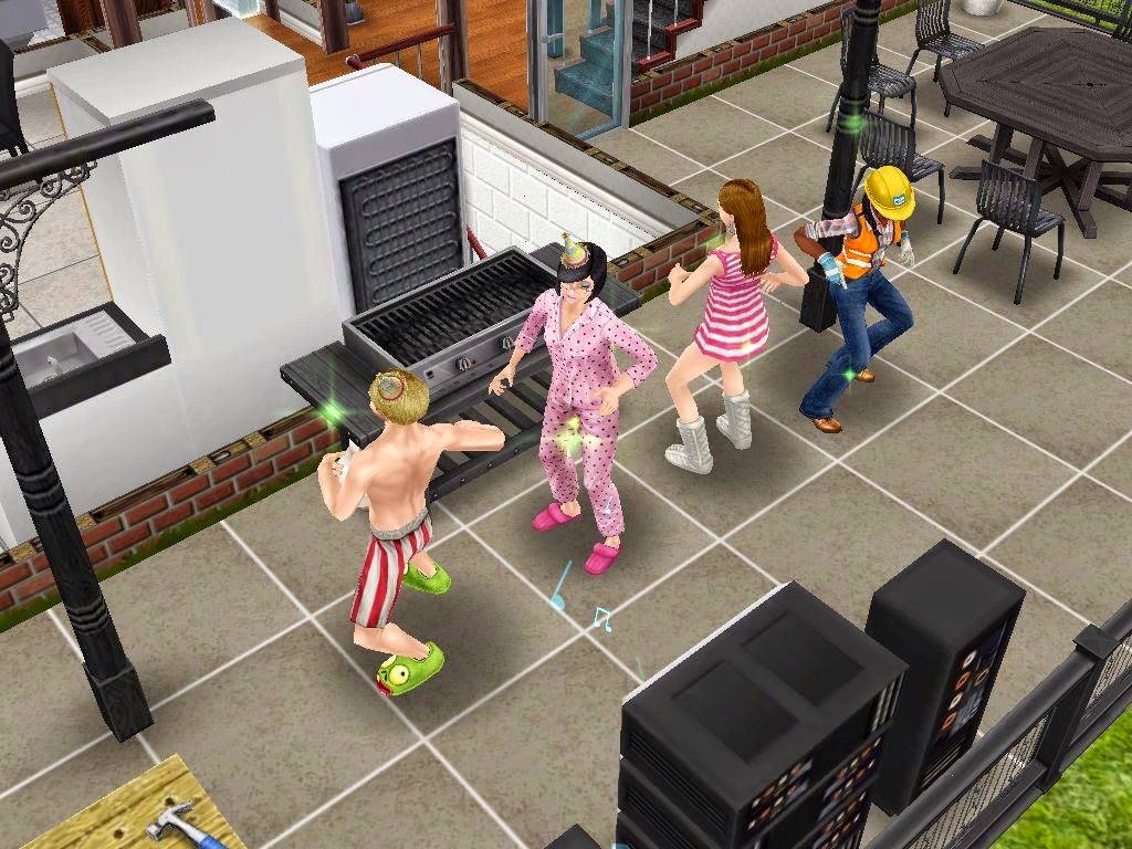 Disuke Taro The Sims Free Play Thailand 2024 เฉลยเควส DIY HOMES PEACEFUL PATIO สร้างชานบ้าน