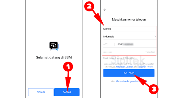 membuat akun BBM membuat akun BBM