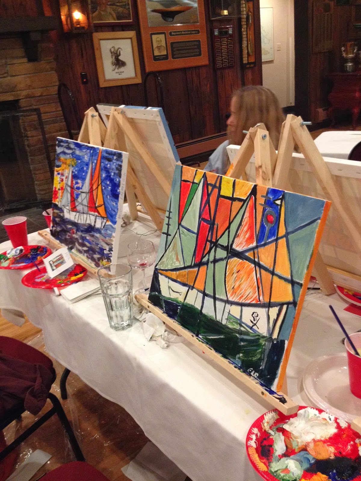 Eugene Clark Artist Good Wine Needs A Brush, Wine and Paint Event