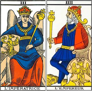 Pareja bien avenida. Tarot