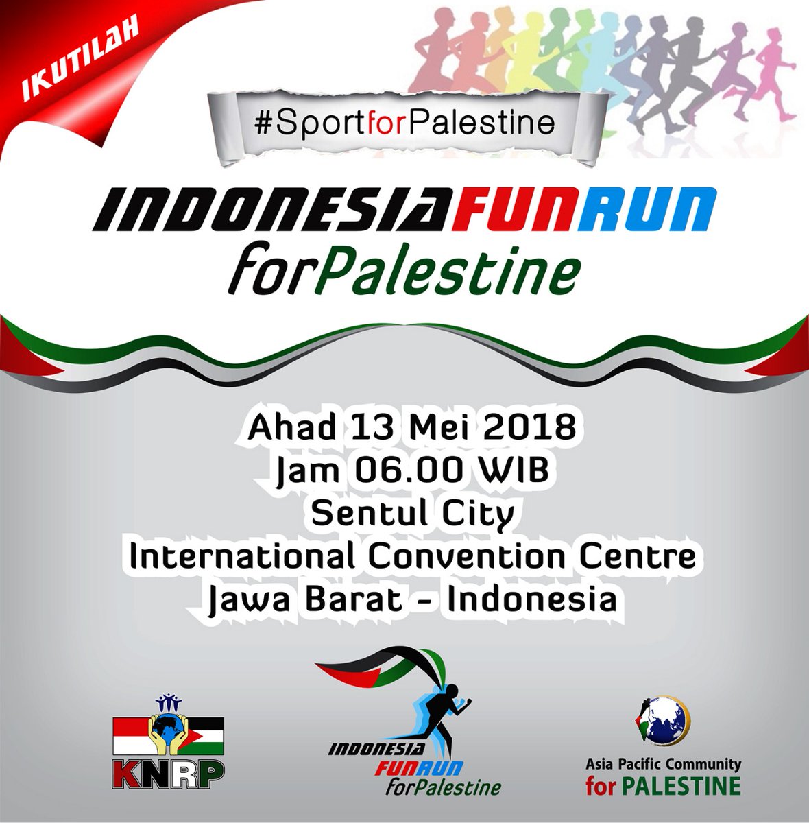 Indonesia Fun Run for Palestine â€¢ 2018