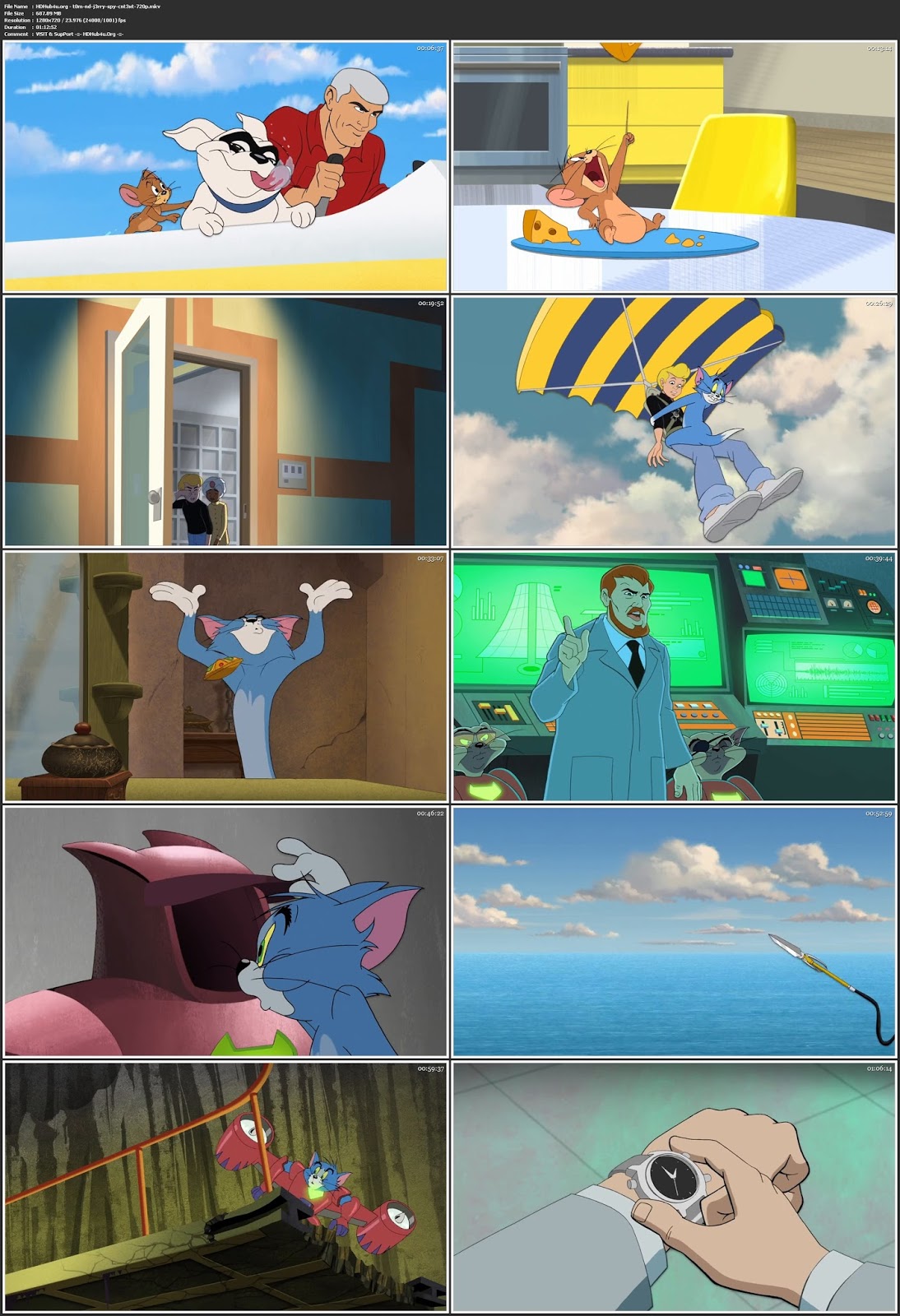 Tom and Jerry – Spy Quest 2015 Hindi Dual Audio 720p WEB-DL 650MB Download