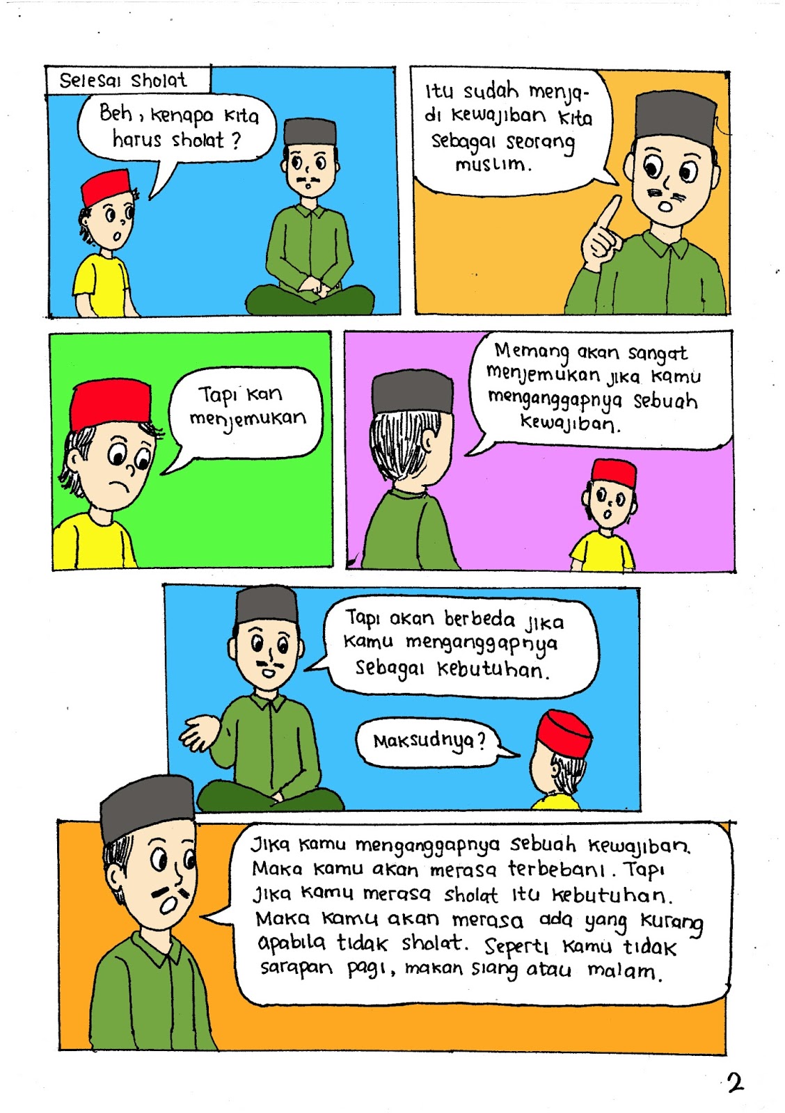 Komik Islami Kenapa Kita Sholat KimiNoru