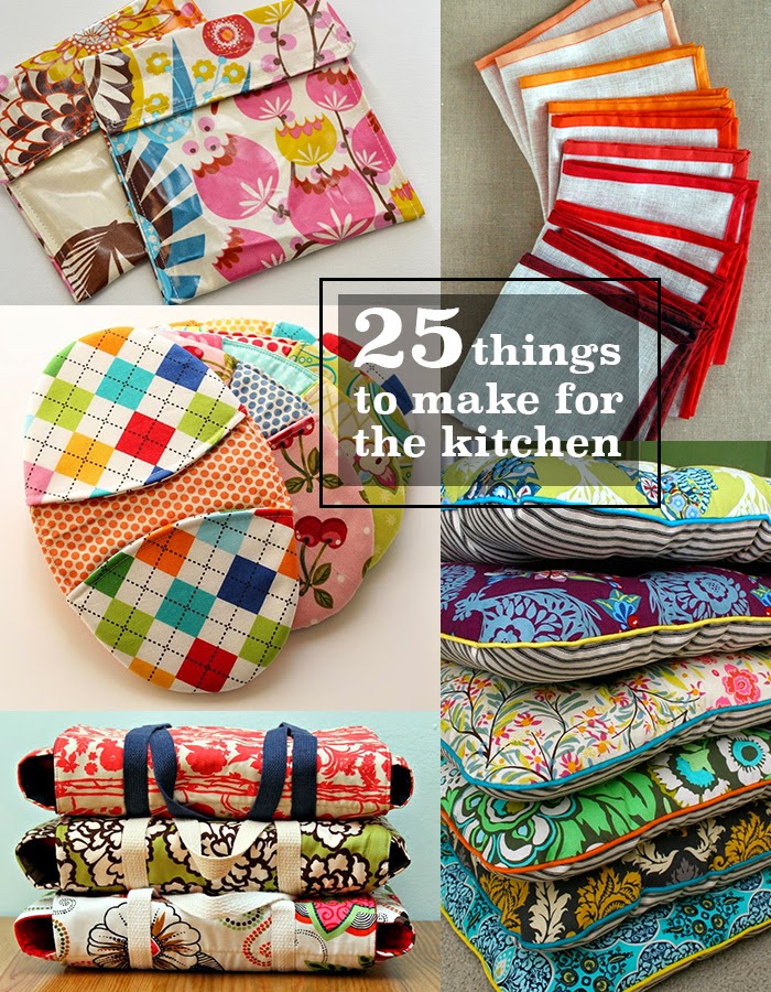 25 Things to Sew for the Kitchen