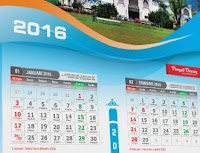 Download Kalender 2016 Indonesia File CorelDraw Gratis Lengkap