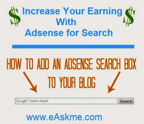 How to Increase Your Earning With Adsense for Search : eAskme