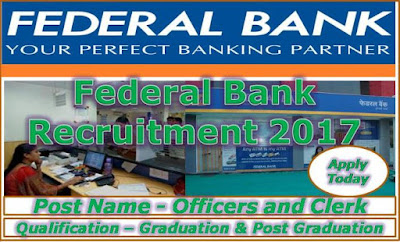 Federal Bank Recruitment