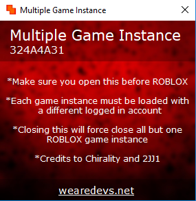 Roblox Multiple Instance