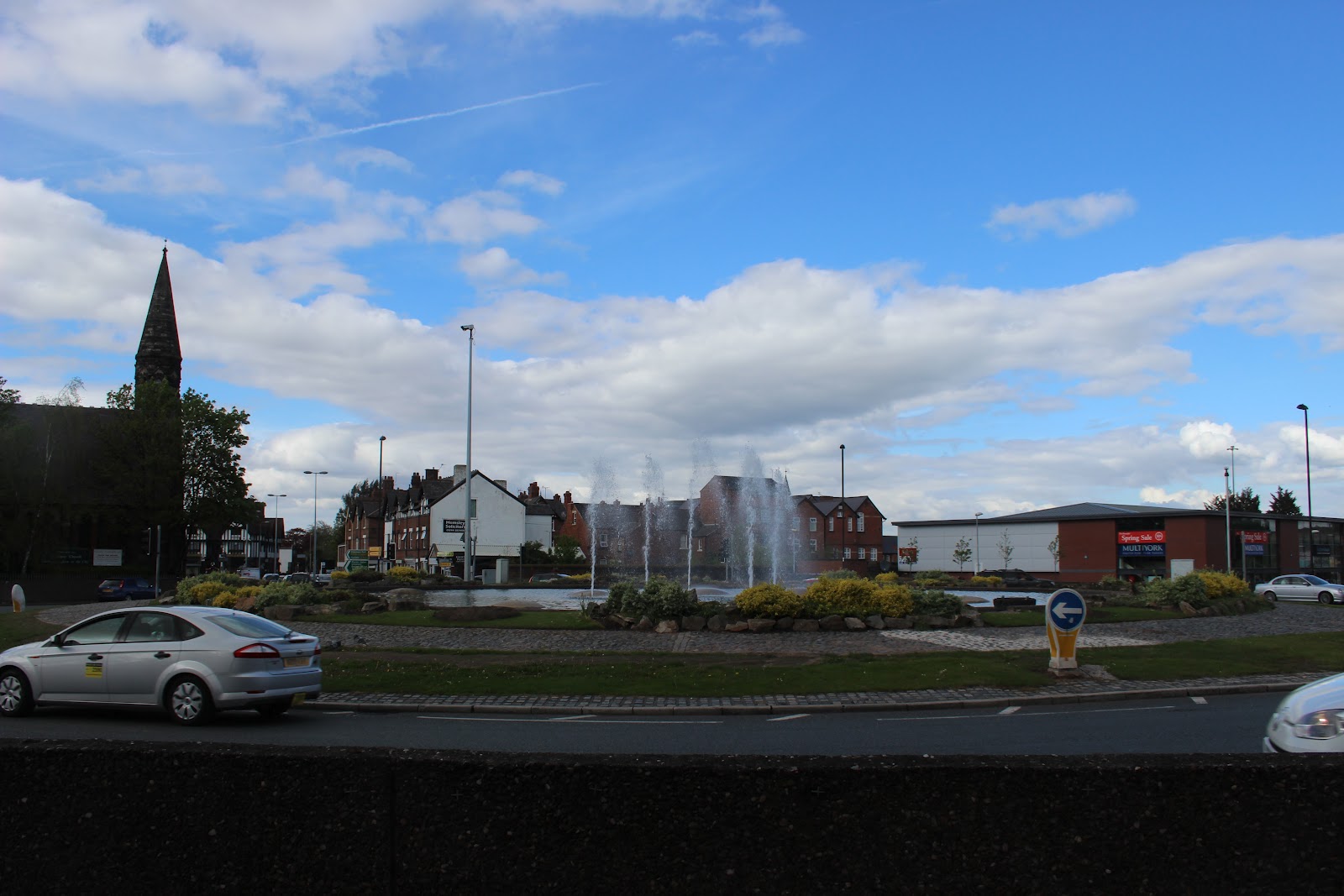 Around Chester Fountains Roundabout
