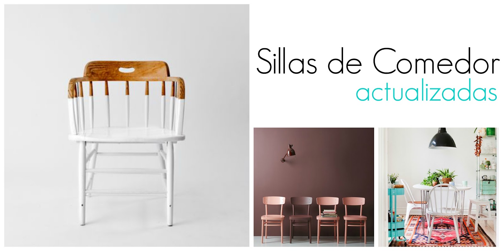 INSPIRACIÓN: SILLAS DE COMEDOR ACTUALIZADAS