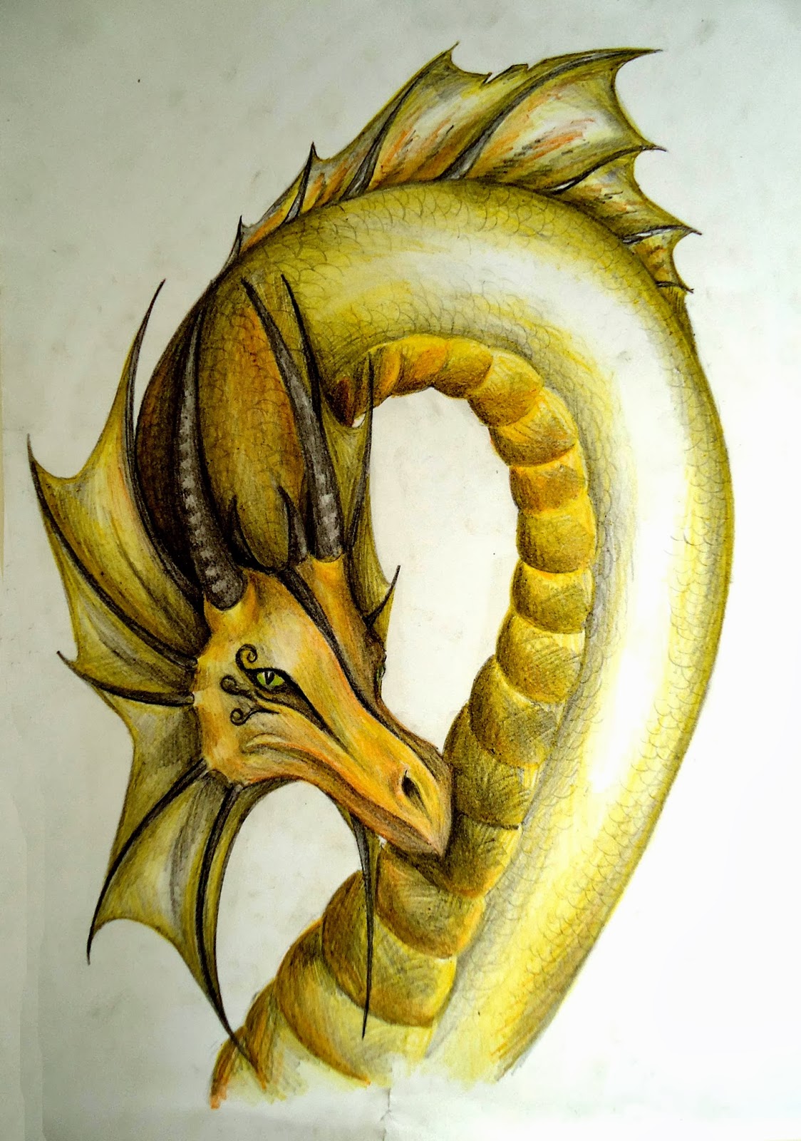 DragonsFaeriesElves&theUnseen Yellow Dragons