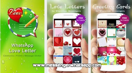 Envia cartas o tarjetas de amor con WhatsApp Love Letter