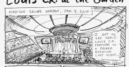 Cartoon Connie Comics Blog Louis C K At The Garden