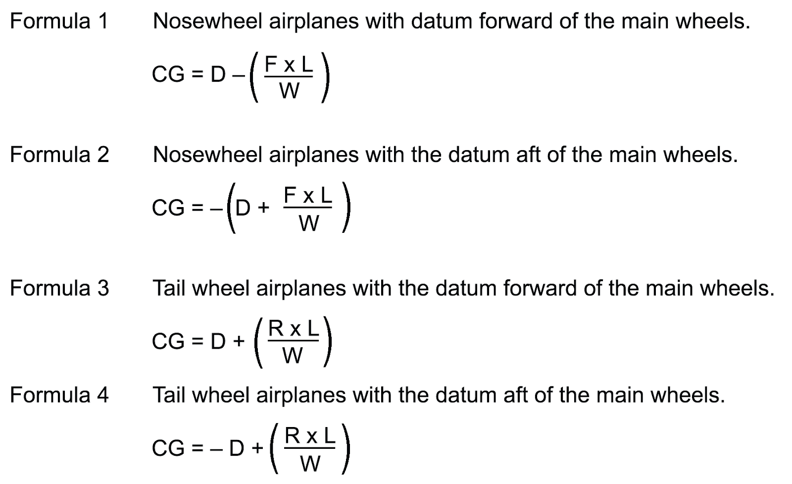 Aircraft Weight and Balance Equipment
