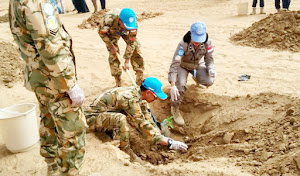Prajurit TNI Hijaukan Lahan Tandus di Darfur Barat