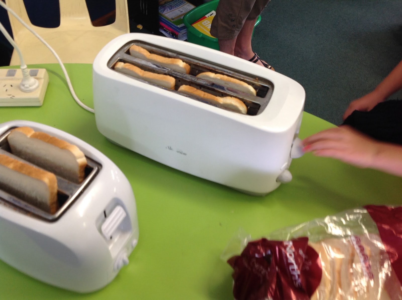 Firth Room 10 Making Toast. We are learning how to write some