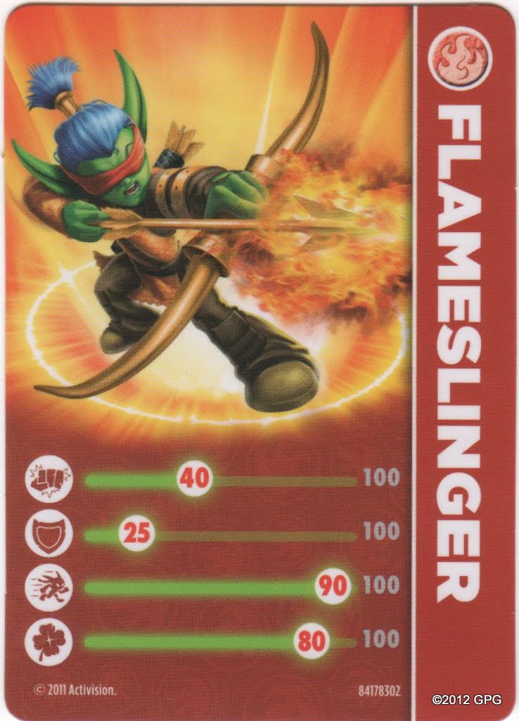 Skylanders | Spyro's Adventure: Skylanders Flameslinger Fire Element | Images | Codes | Videos