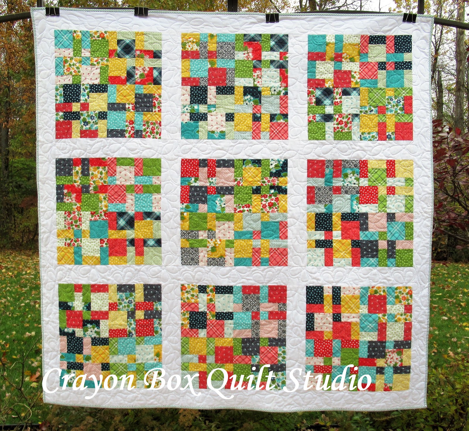 Crayon Box Quilt Studio Charm Pack Shuffle quilt
