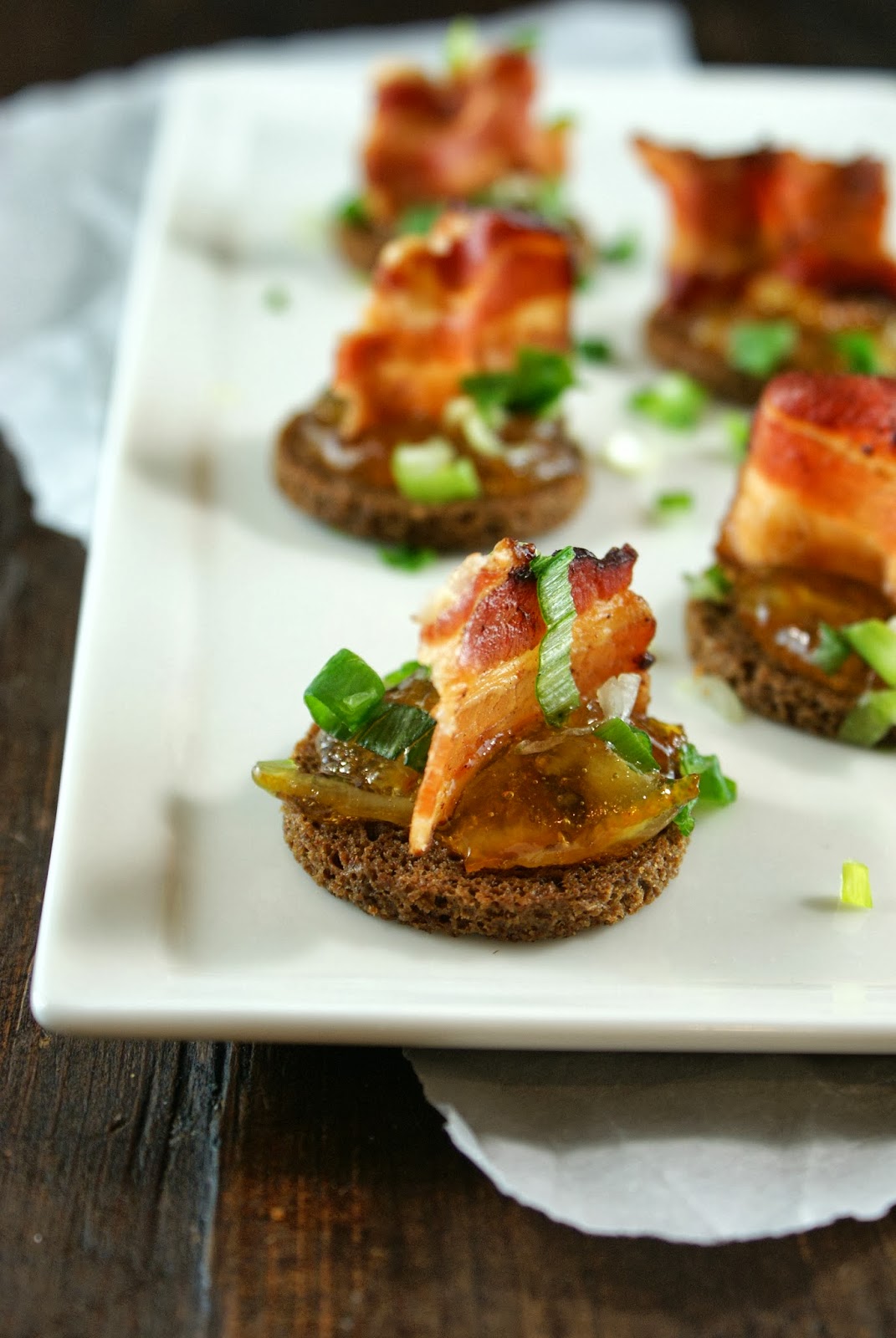 Authentic Suburban Gourmet Bacon and Orange Marmalade Canapés Friday Night Bites
