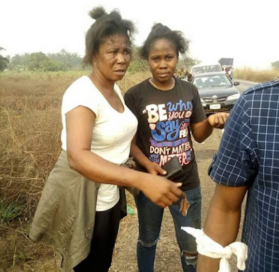 "So many people died but we came out by his grace"- Lady and her mother survives, others killed in fatal accident along Benin-Agbor road (photos)