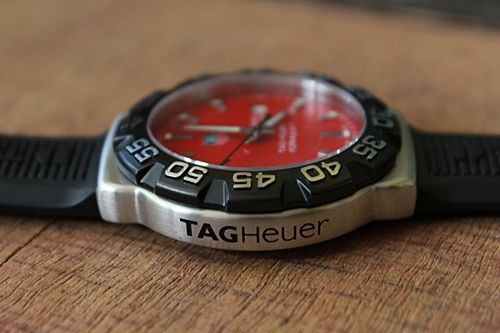 tag heuer formula 1 rubber strap