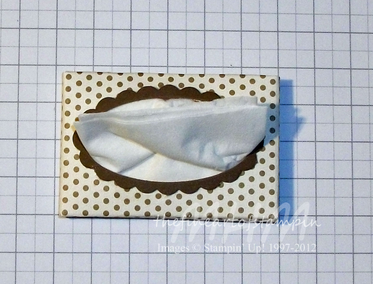 Tissue Box Card The Fine Art of Stampin': Tutorial Tuesday - Get Well Soon Tissue Box ...