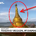 Pagoda Buddha Tertelan Sungai di Myanmar