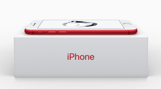 Red Apple iPhone 7