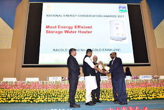 Racold wins Most Energy Efficient Appliance of the Year