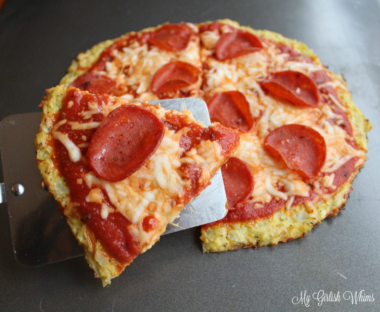 Cauliflower Crust Pizza Recipe My Girlish Whims